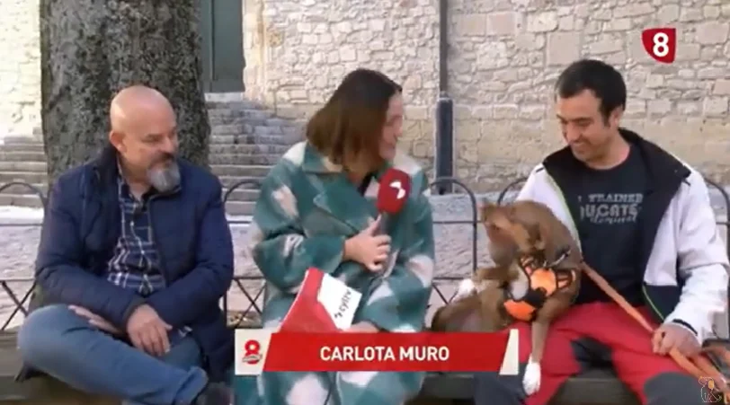 Presentando a Nati en la 8 de Segovia y hablando de cuidados caninos